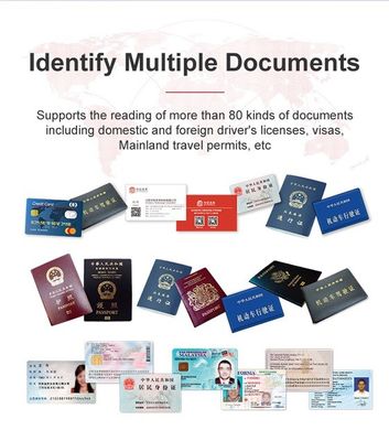 USB Interface MRZ OCR Scanner for Secure Client Verification in Financial Institutions