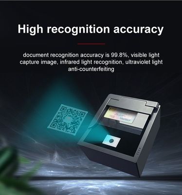 2 Seconds Scan Speed Sinosecu QR Code Reader for Airport Device in Passport Device