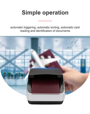OCR Passport Scanner Sinocecu QR1000 I for Auto-Detect and Scan Support ICAO Doc 9303
