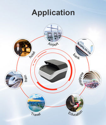 OCR Passport Scanner Sinocecu QR1000 I for Auto-Detect and Scan Support ICAO Doc 9303