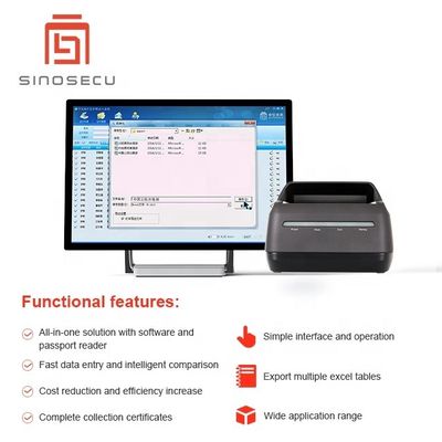User-Friendly Passport Data Entry System Software and Reader for Easy Data Recording