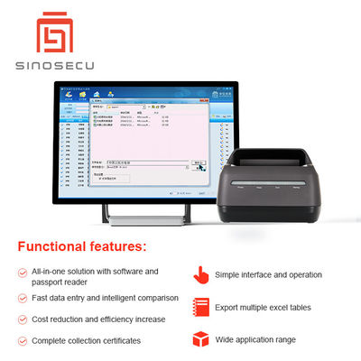 Data Processing Passport Data Entry System with HD 3.0 MP Camera and USB Interface