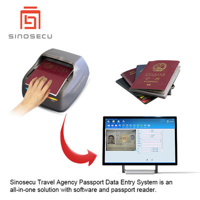 Passport Data Entry 400 DPI Optical Resolution 24 Bit Colour Depth Software and Reader