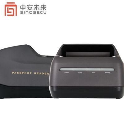 24 Bit Colour Depth Sinosecu Card Reader Passport Scanner with OCR MRZ Software USB 2.0