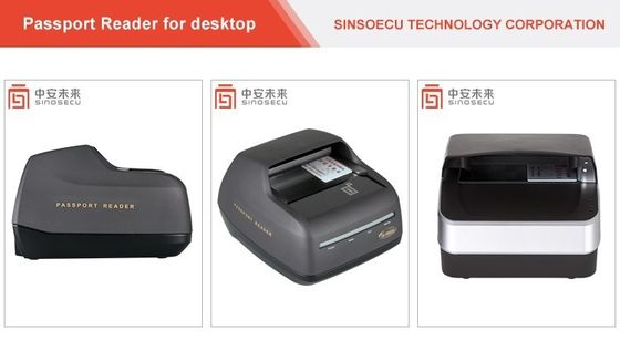 Visible Illumination Sinosecu e-Passport Reader and Scanner with 24 Bit Colour Depth