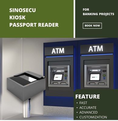 Document Scanner and HD 5.0 MP OCR Camera for Self Service in Airport Passport Reader