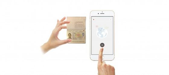 USB 2.0 Interface CMOS Scan Element Type ID Card Scanner Extracting Data of ICAO 9303
