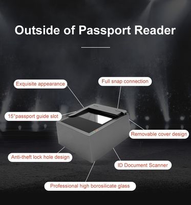 Advanced OCR Camera Kiosk Passport Reader for Scanning and High Definition Camera