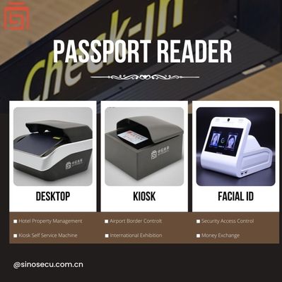 Software Development Kit SDK Passport Reader and Authenticator for Airport by Sinosecu