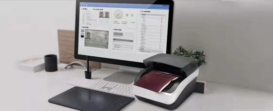 Smart ID Cards Scanner Device with OCR Processing and CMOS Scan Element Type