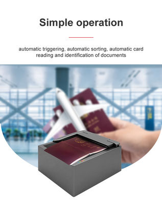 1 Second OCR Processing Speed CE FCC Certified Travel Document Scanner for ID Scanning