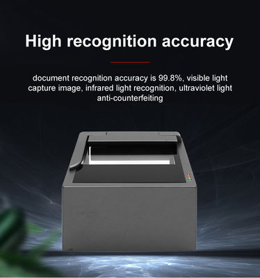 1 Second OCR Processing Speed CE FCC Certified Travel Document Scanner for ID Scanning