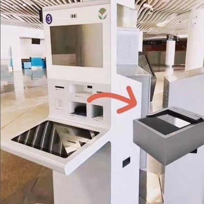 Pro Document Scanner Access Control Kiosk with ISO 14443A Protocol and ID Card Reader