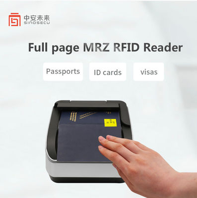 Optical ID Card Reader Hotel Reader Sinosecu OCR MRZ Barcode Passport Scanner Reader