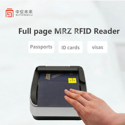 Optical ID Card Reader Hotel Reader Sinosecu OCR MRZ Barcode Passport Scanner Reader